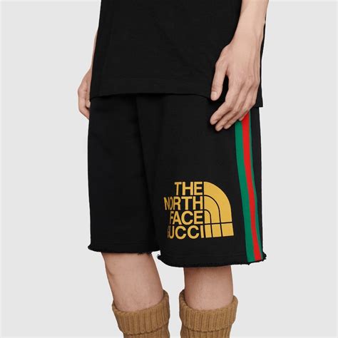 gucci north face shorts|north face gucci collection prices.